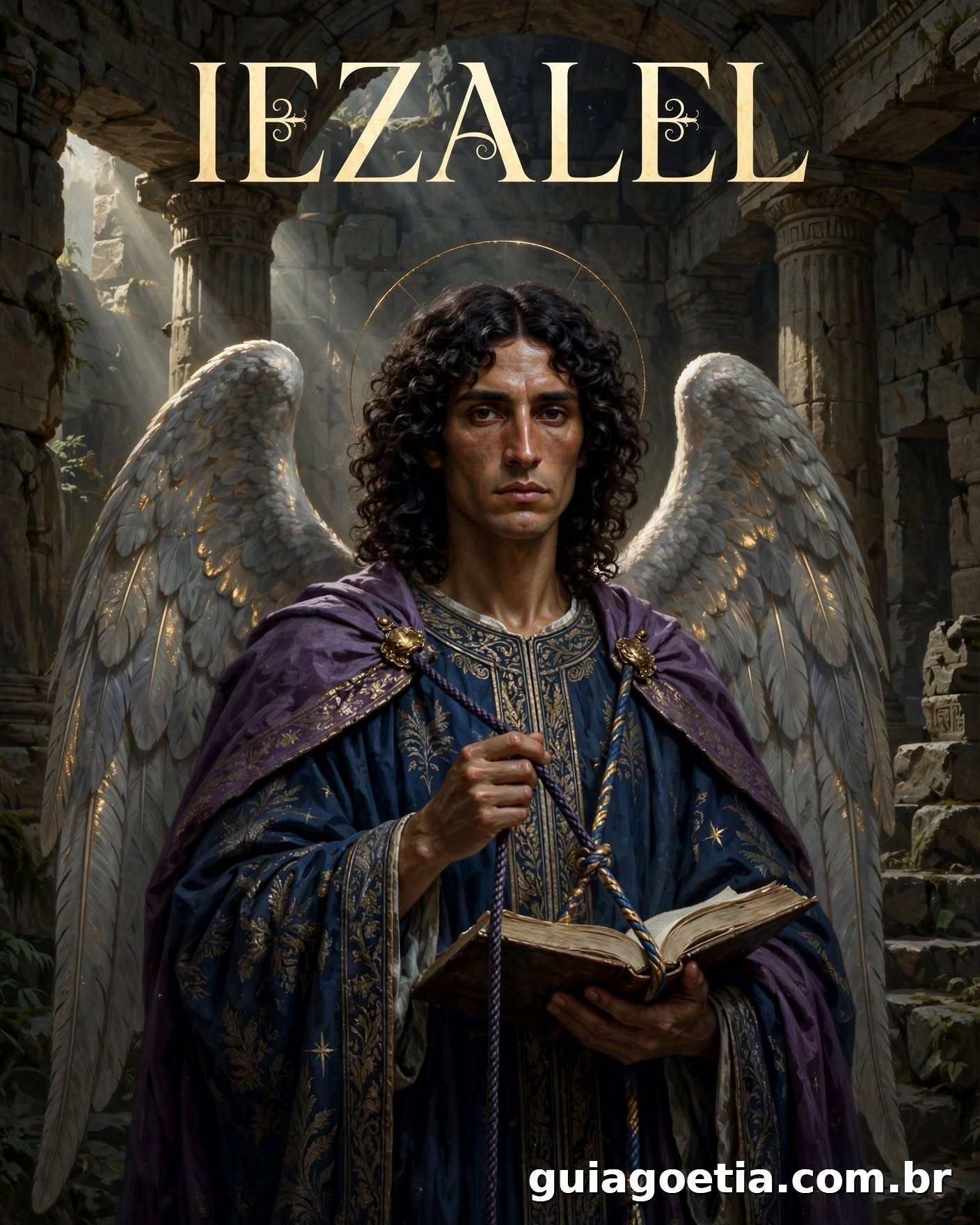 Representação artística do anjo Iezalel, do Shem HaMephorash loading=