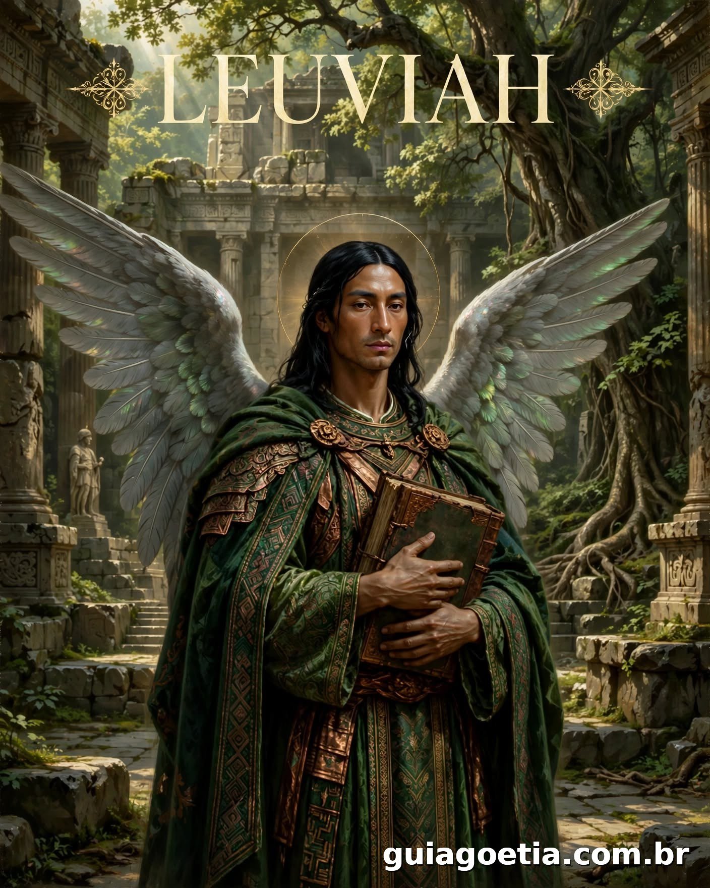 Representação artística do anjo Leuviah, do Shem HaMephorash loading=
