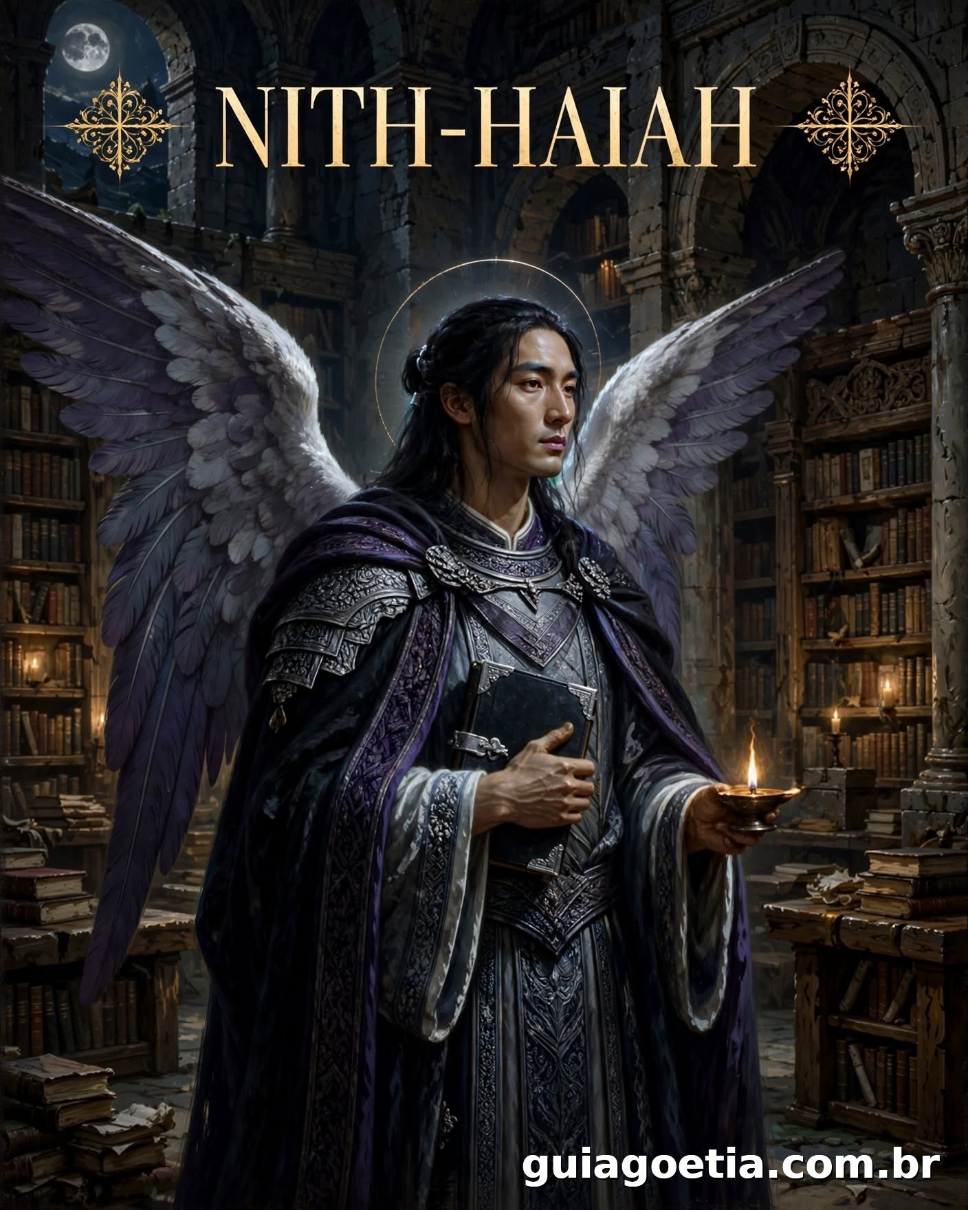 Representação artística do anjo Nith-Haiah, do Shem HaMephorash loading=
