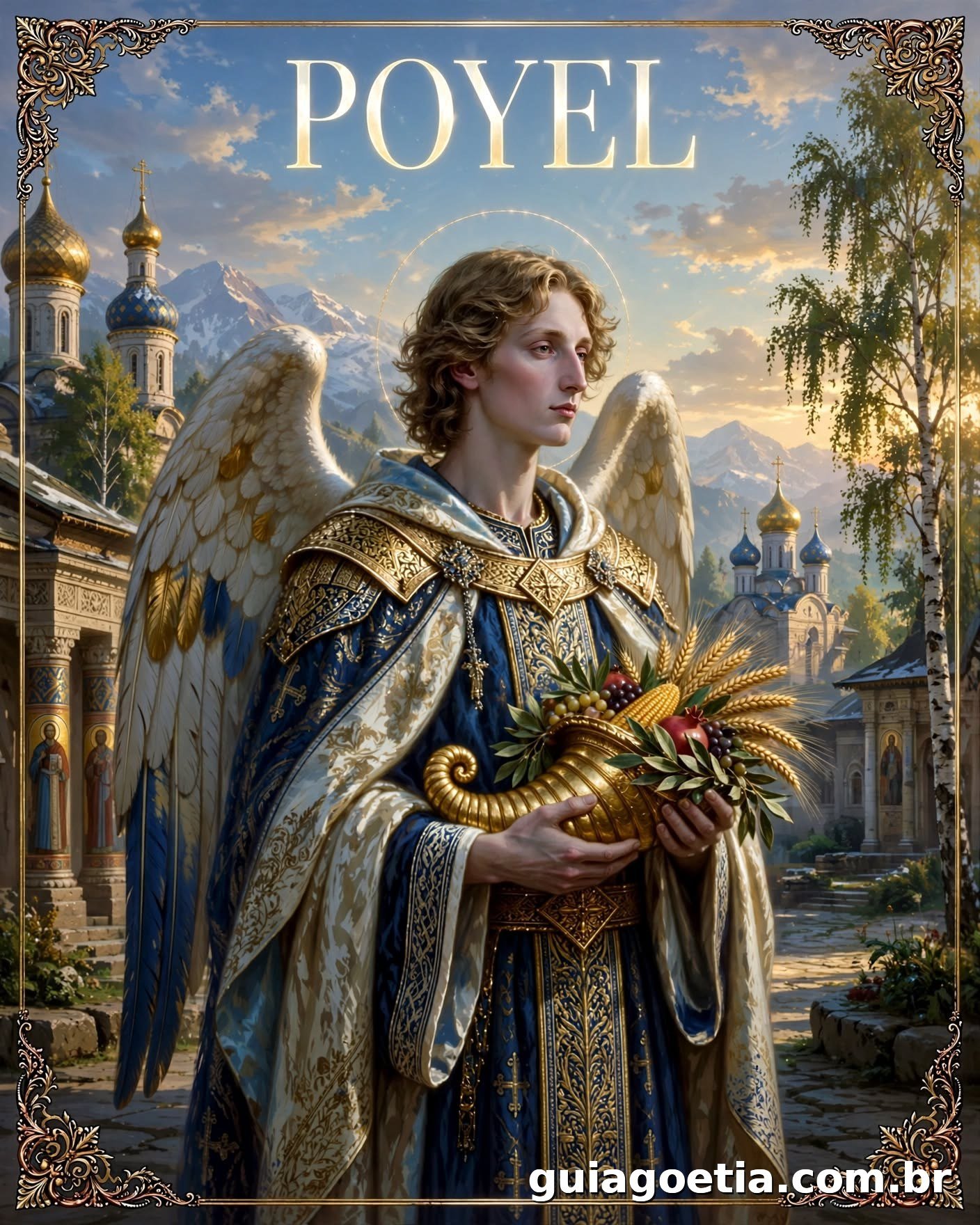 Representação artística do anjo Poiel, do Shem HaMephorash loading=