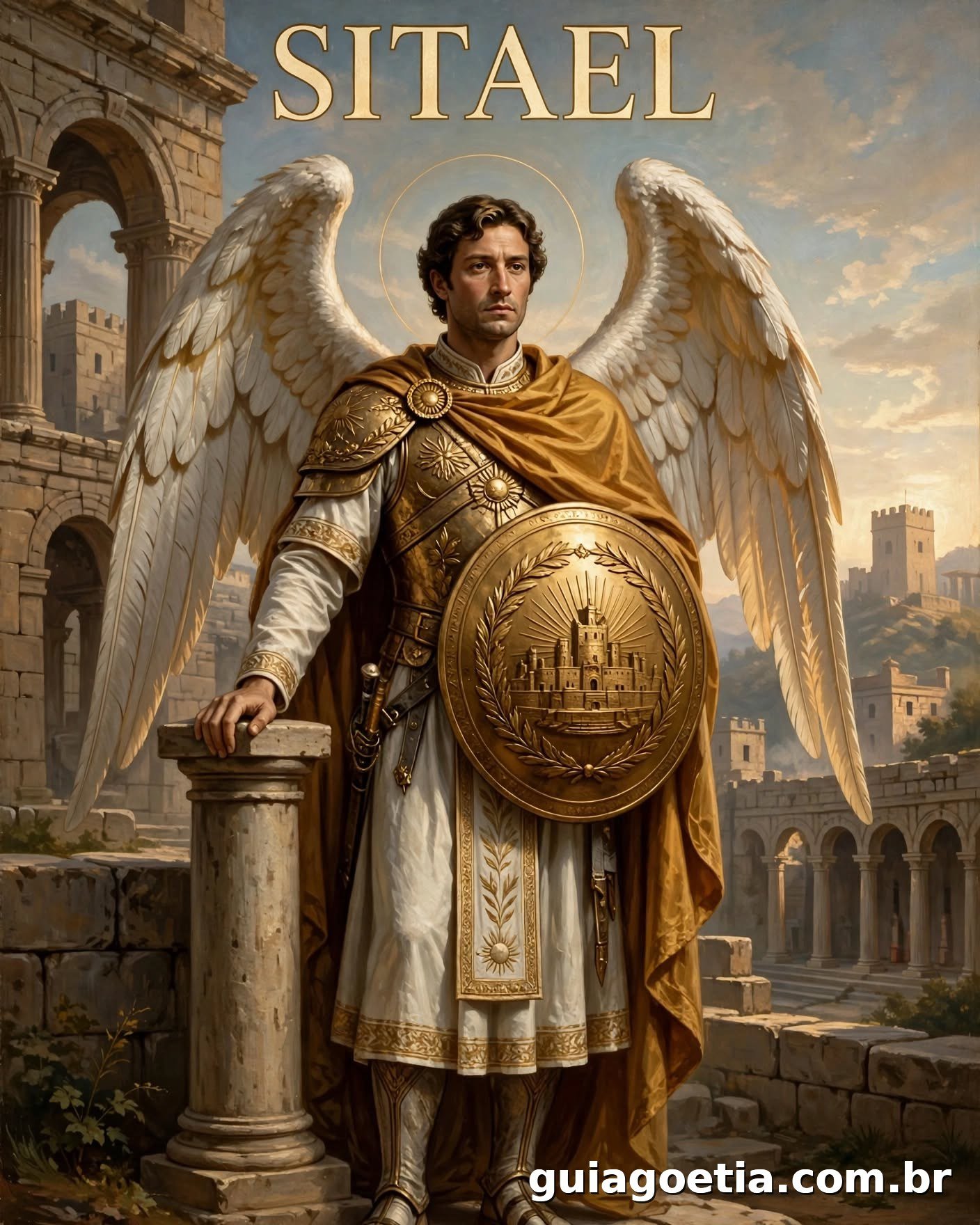 Representação artística do anjo Sitael, do Shem HaMephorash loading=