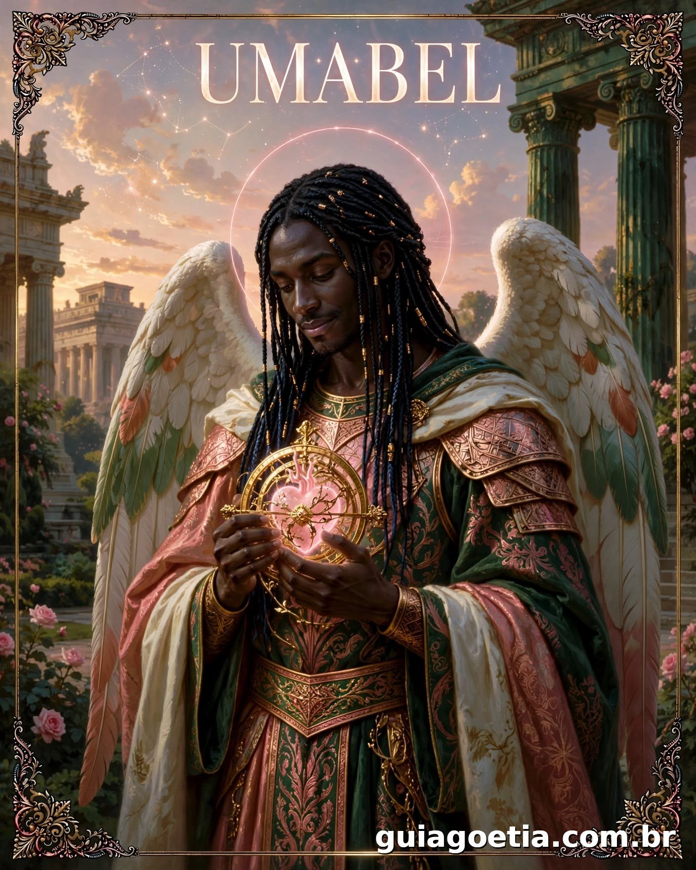 Representação artística do anjo Umabel, do Shem HaMephorash loading=