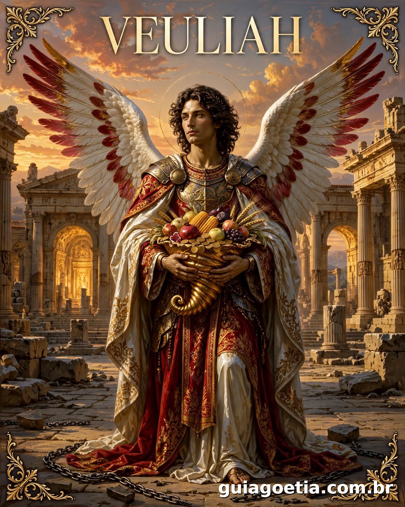 Representação artística do anjo Veuliah, do Shem HaMephorash loading=