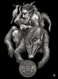 Sigilo do Duque Agares da Goetia - senhor das línguas e das fugas