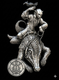 Sigilo do Príncipe Vassago da Goetia - revelador do oculto e do tesouro escondido