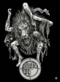 Sigilo do Grande Presidente Buer da Goetia - centauro da filosofia natural e das ervas