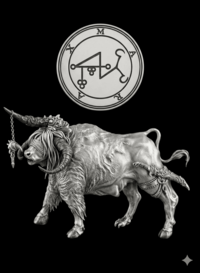 Selo do daemon Marax - Conde da Goetia - Astronomia