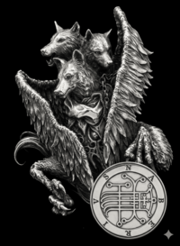 Sigilo do Marquês Naberius da Goetia - mestre das artes e das ciências