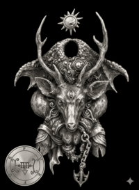 Sigilo do Conde Grande Furfur da Goetia - cervo das tempestades e do amor