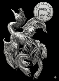 Sigilo do Marquês Phenex da Goetia - fênix das vozes e da poesia