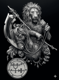 Sigilo do Marquês Sabnock da Goetia - construtor de fortalezas e curandeiro