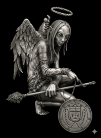 Sigilo do Duque Crocell da Goetia - mestre das artes e das águas térmicas