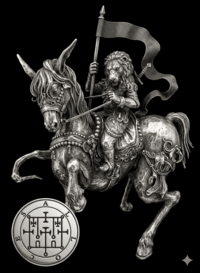 Sigilo do Grande Duque Alloces da Goetia - mestre da astronomia e das artes liberais