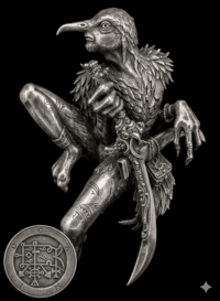 Selo do daemon Camio - Presidente da Goetia - Águas