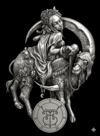 Sigilo da Grande Duquesa Gremory da Goetia - reveladora de tesouros e senhora do amor