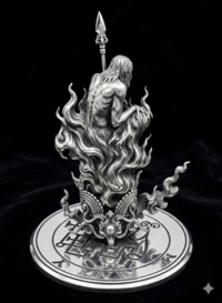 Sigilo do Presidente Amy da Goetia - chama das astrologias e das ciências secretas