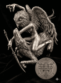 Sigilo do Marquês Andras da Goetia - destruidor de inimigos e semeador de discórdia