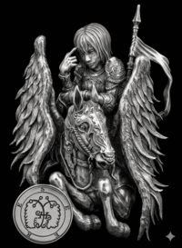 Sigilo do Príncipe Seere da Goetia - cavaleiro dos tesouros e das viagens