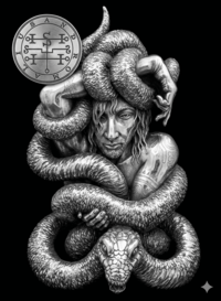 Selo do daemon Andromalius - Conde da Goetia - Justiça