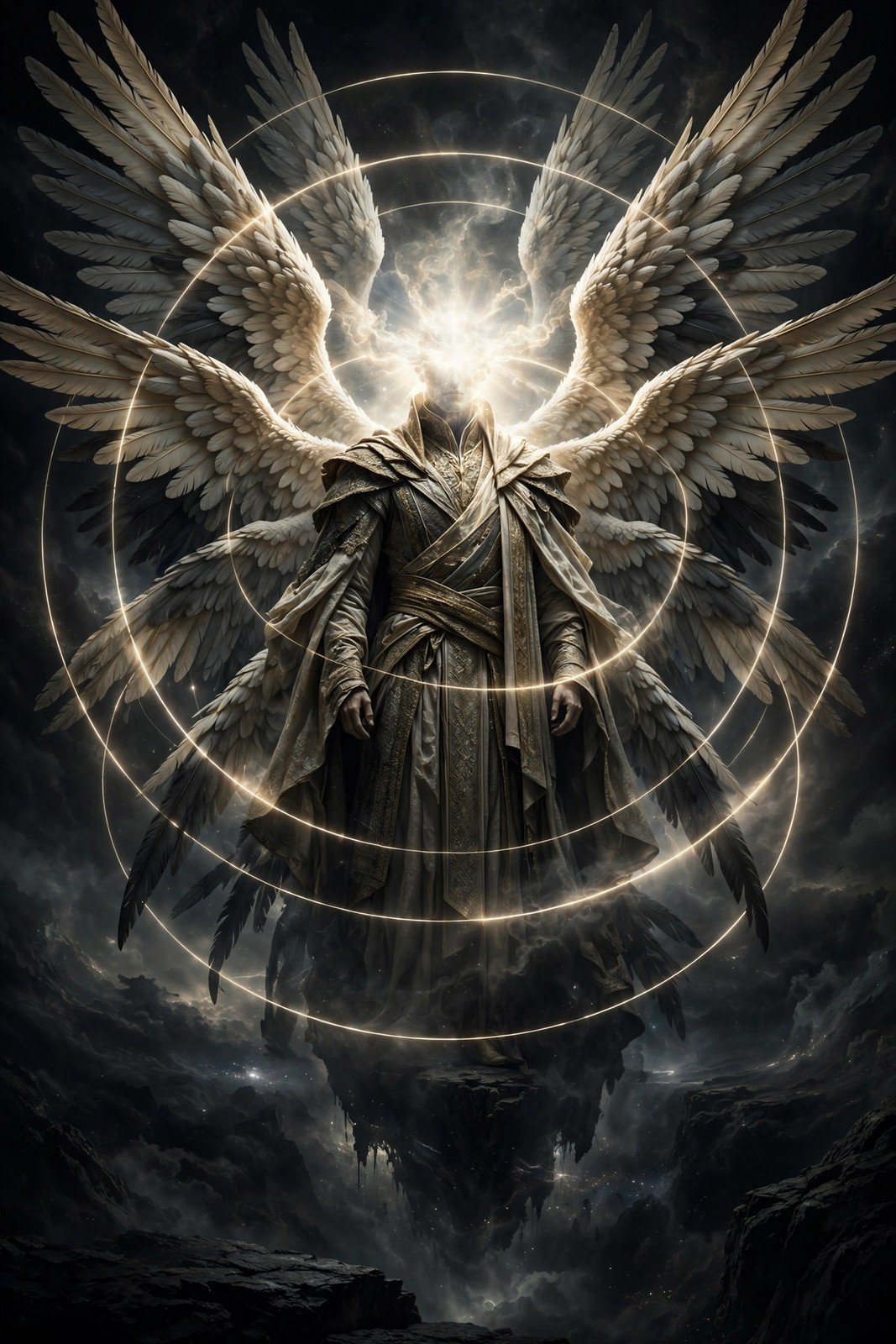 Interpretação contemporânea de Metatron, correspondente a Kether.