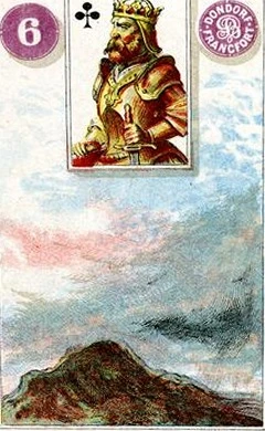 Carta 6: Nuvens do baralho histórico Dondorf