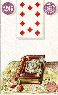 Carta 26: Livro do baralho histórico Dondorf