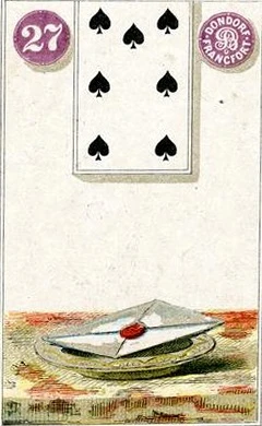 Carta 27: Carta do baralho histórico Dondorf