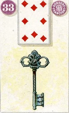 Carta 33: Chave do baralho histórico Dondorf
