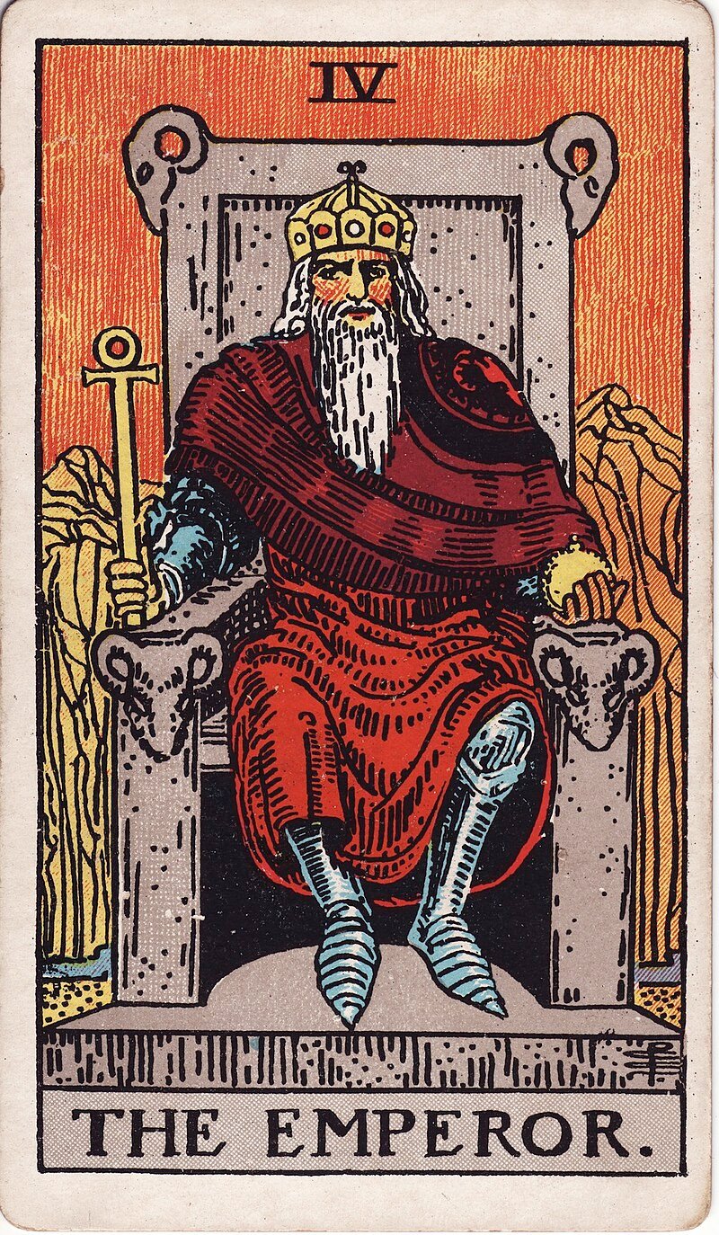 O Imperador - Tarot Rider-Waite