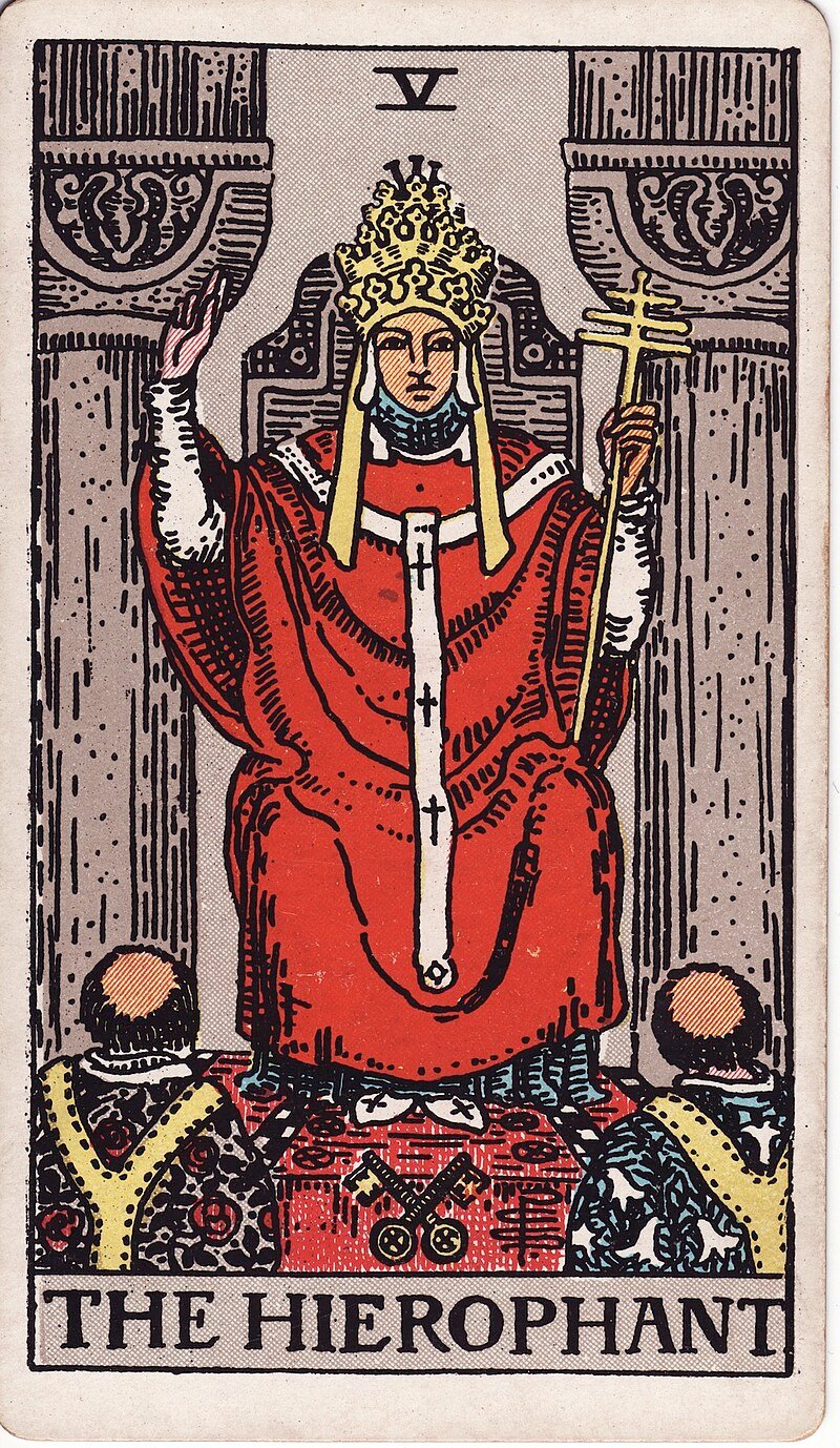 O Hierofante - Tarot Rider-Waite