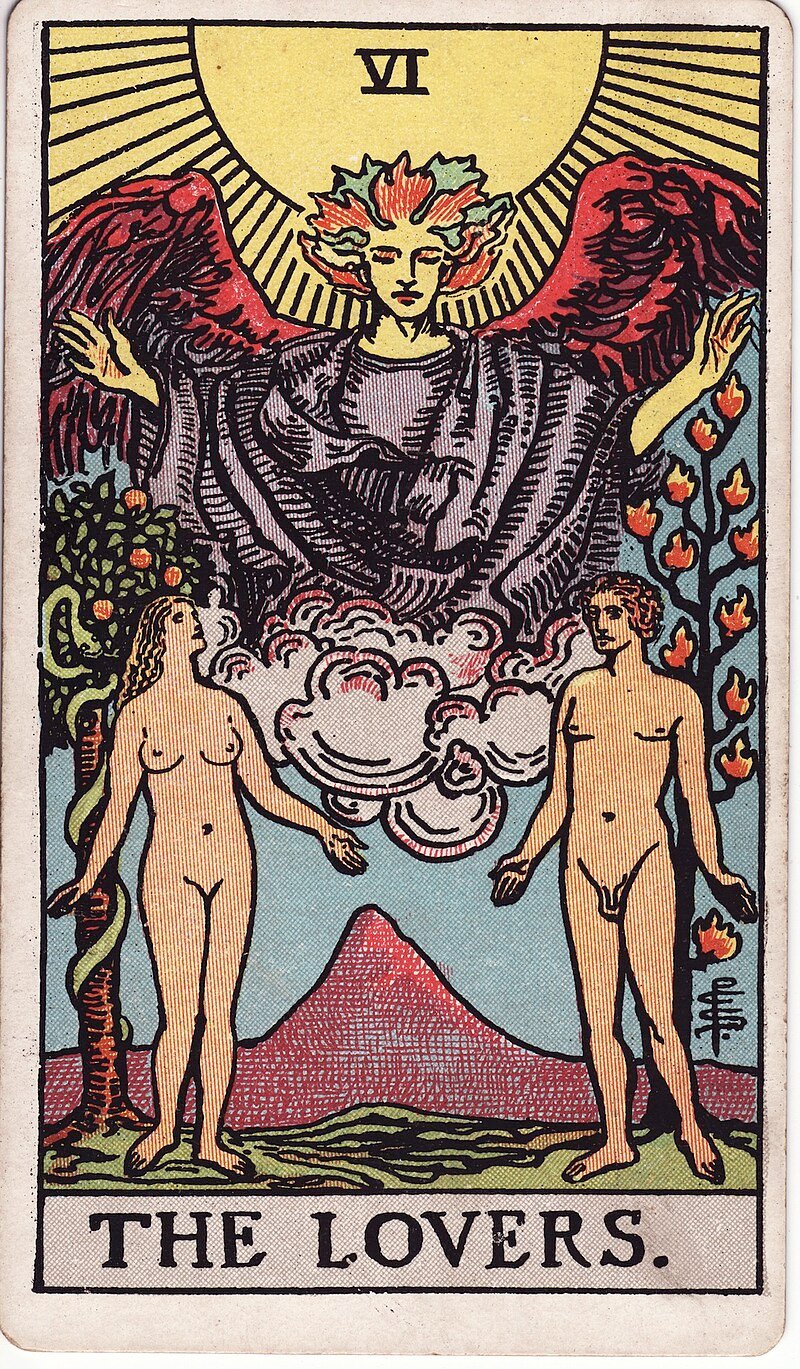 Os Enamorados - Tarot Rider-Waite
