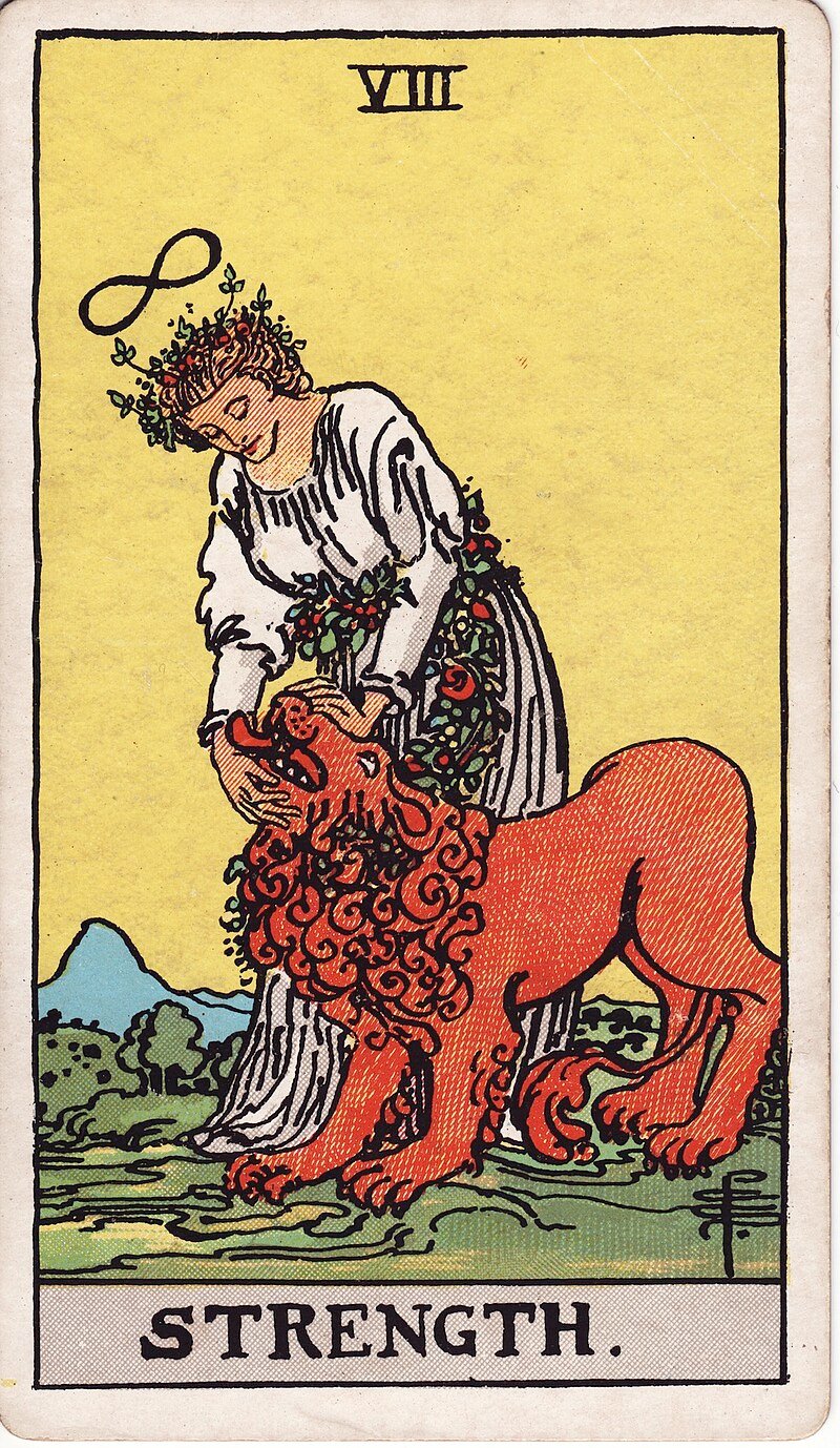 A Força - Tarot Rider-Waite