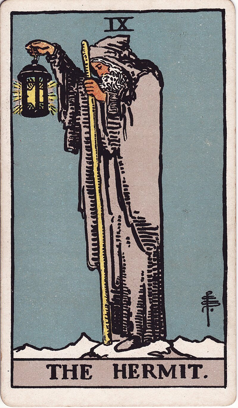 O Eremita - Tarot Rider-Waite