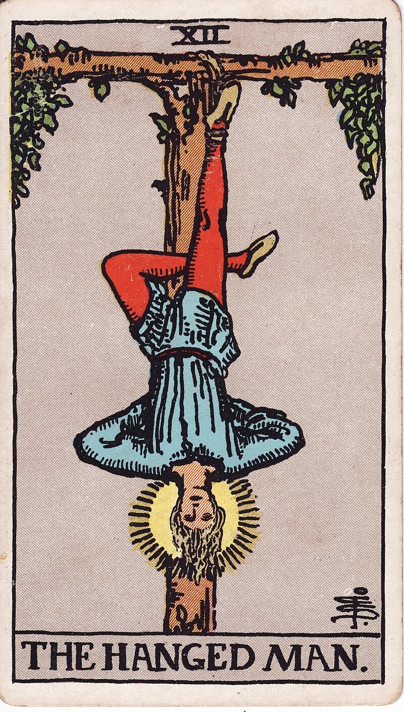O Enforcado - Tarot Rider-Waite