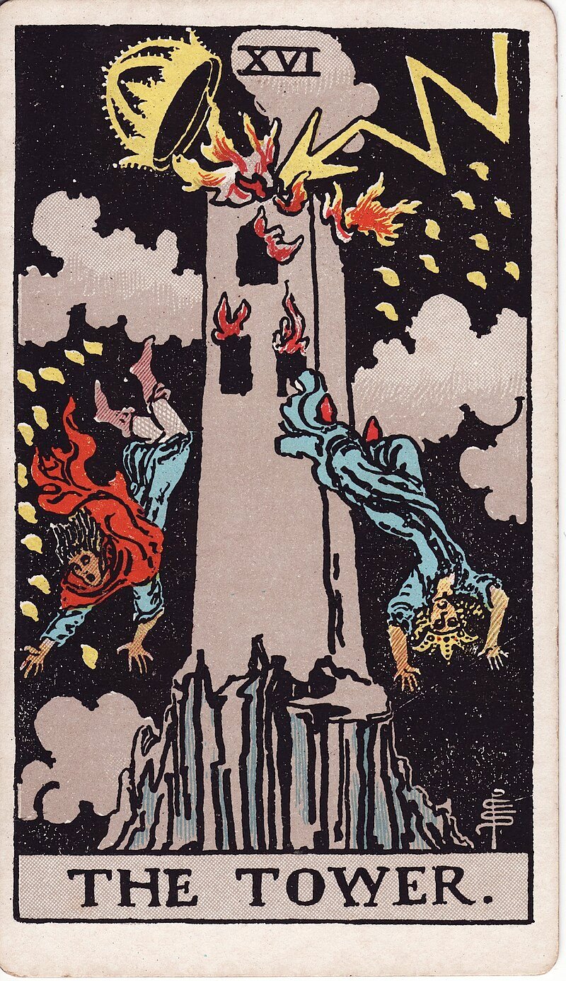 A Torre - Tarot Rider-Waite