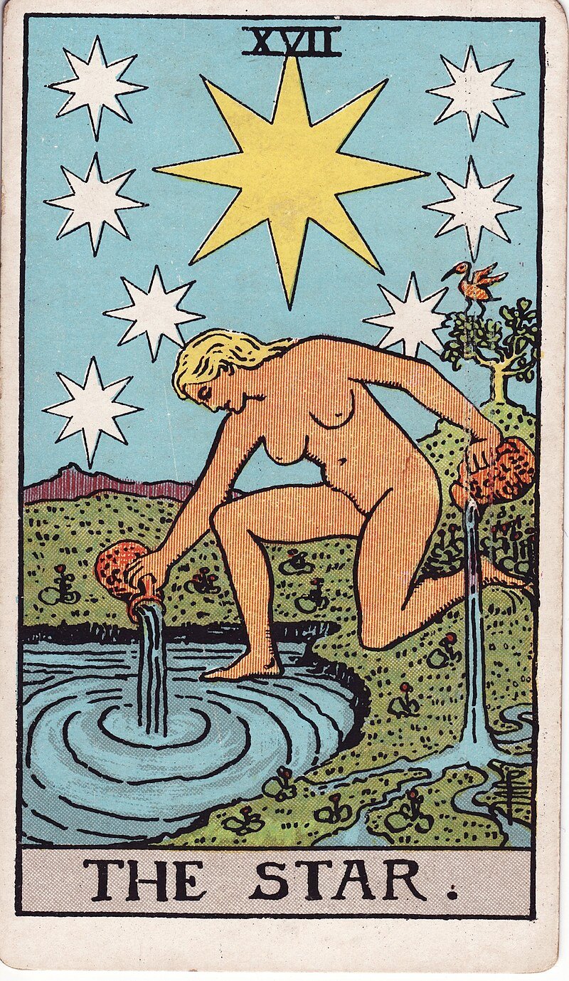 A Estrela - Tarot Rider-Waite