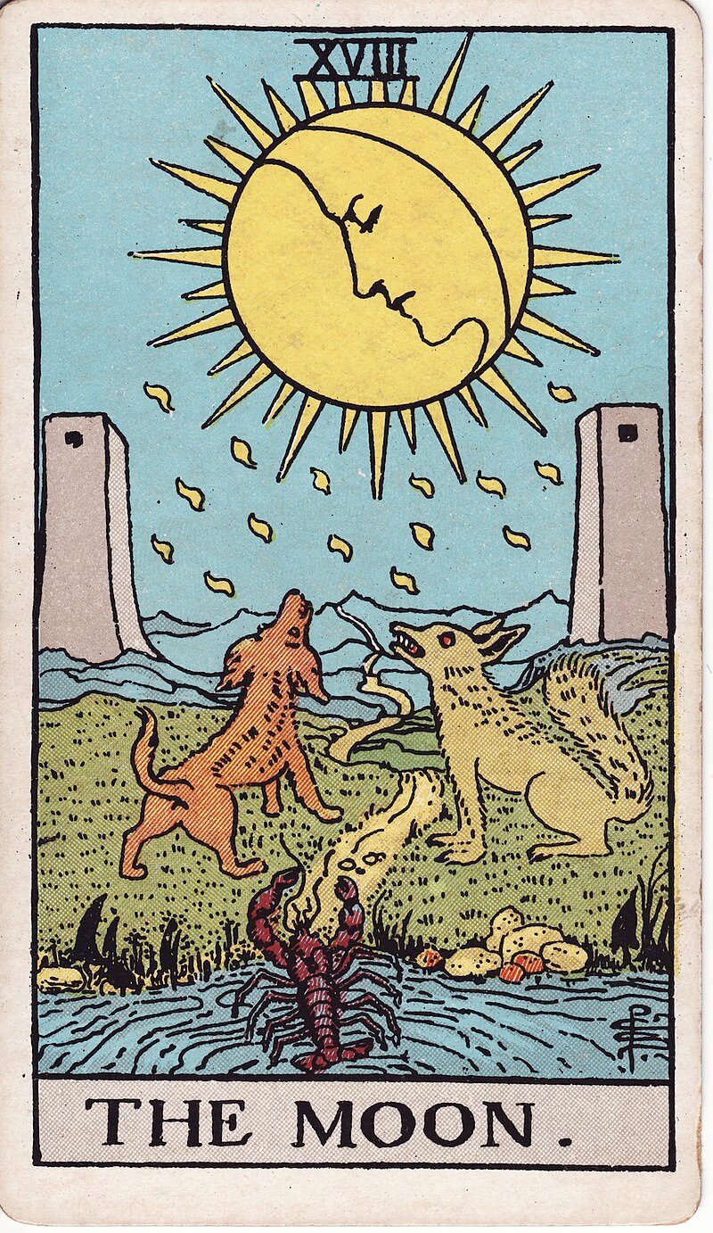 A Lua - Tarot Rider-Waite