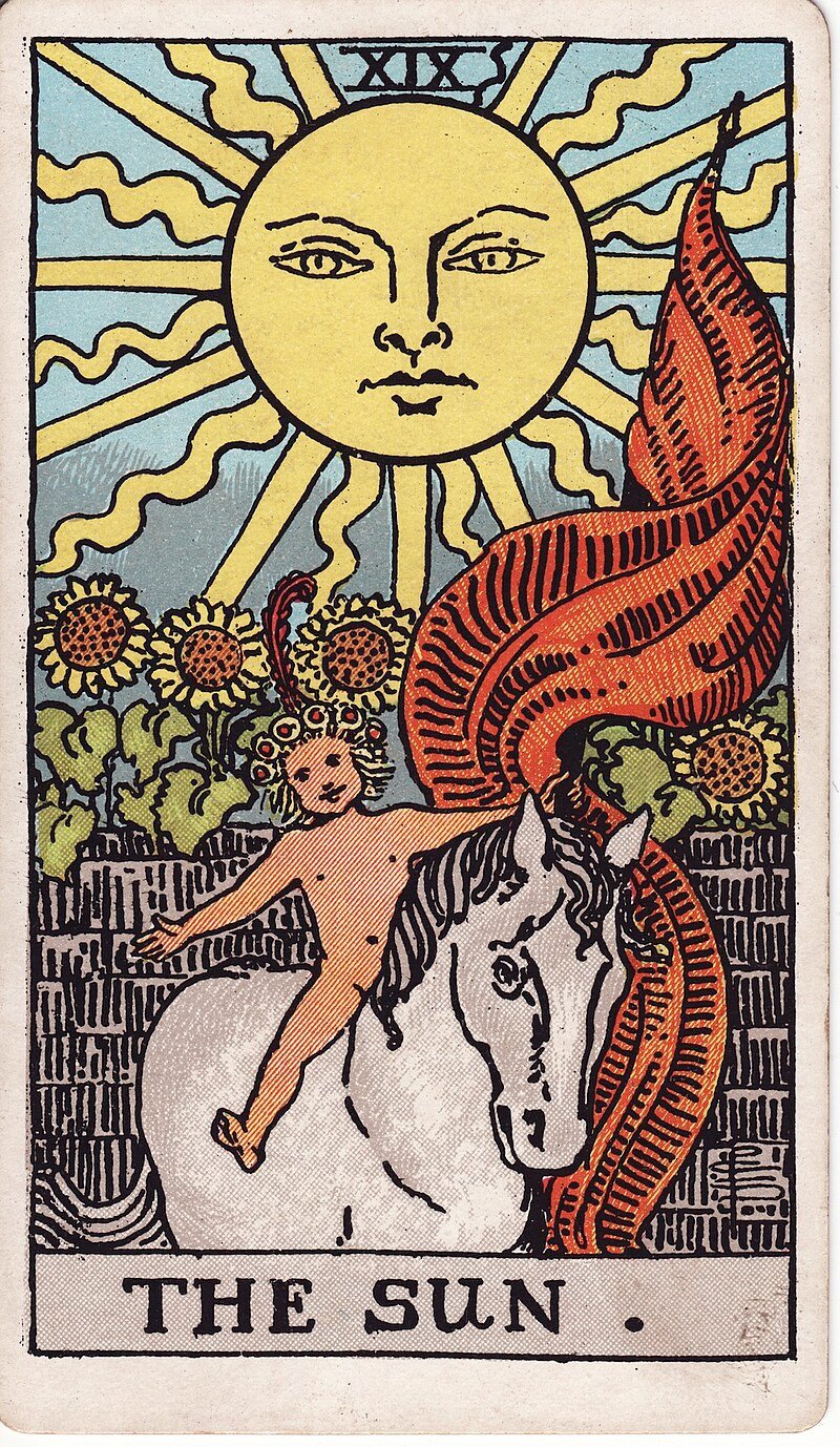 O Sol - Tarot Rider-Waite