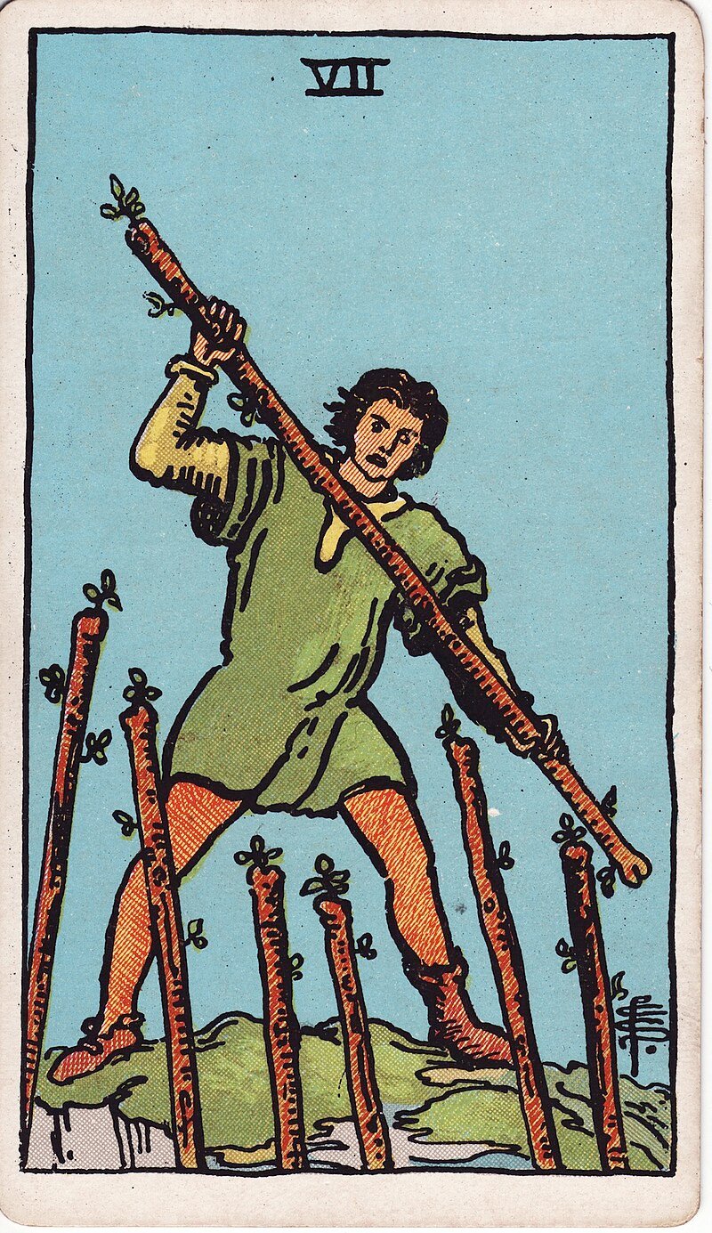 Sete de Paus - Tarot Rider-Waite