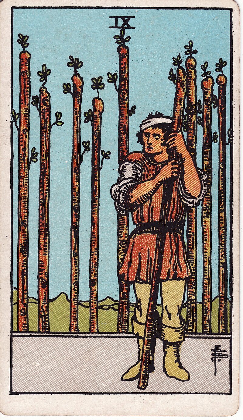Nove de Paus - Tarot Rider-Waite
