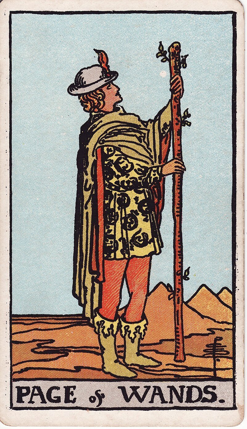 Valete de Paus - Tarot Rider-Waite