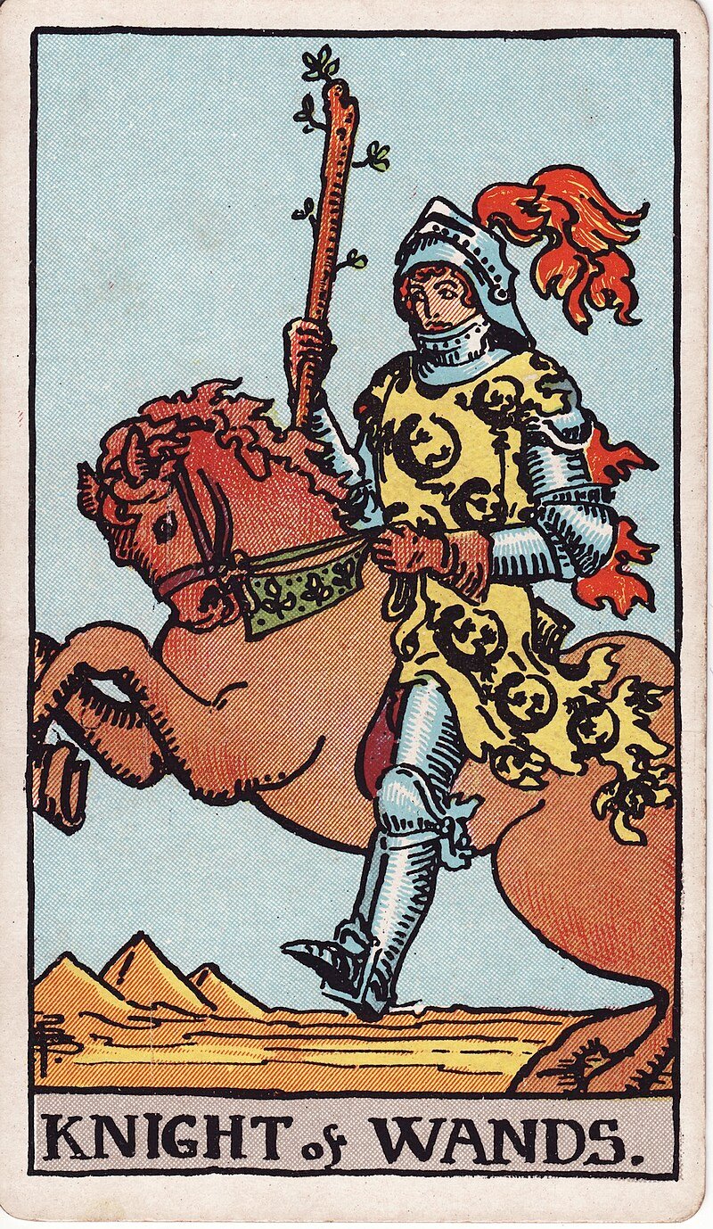 Cavaleiro de Paus - Tarot Rider-Waite