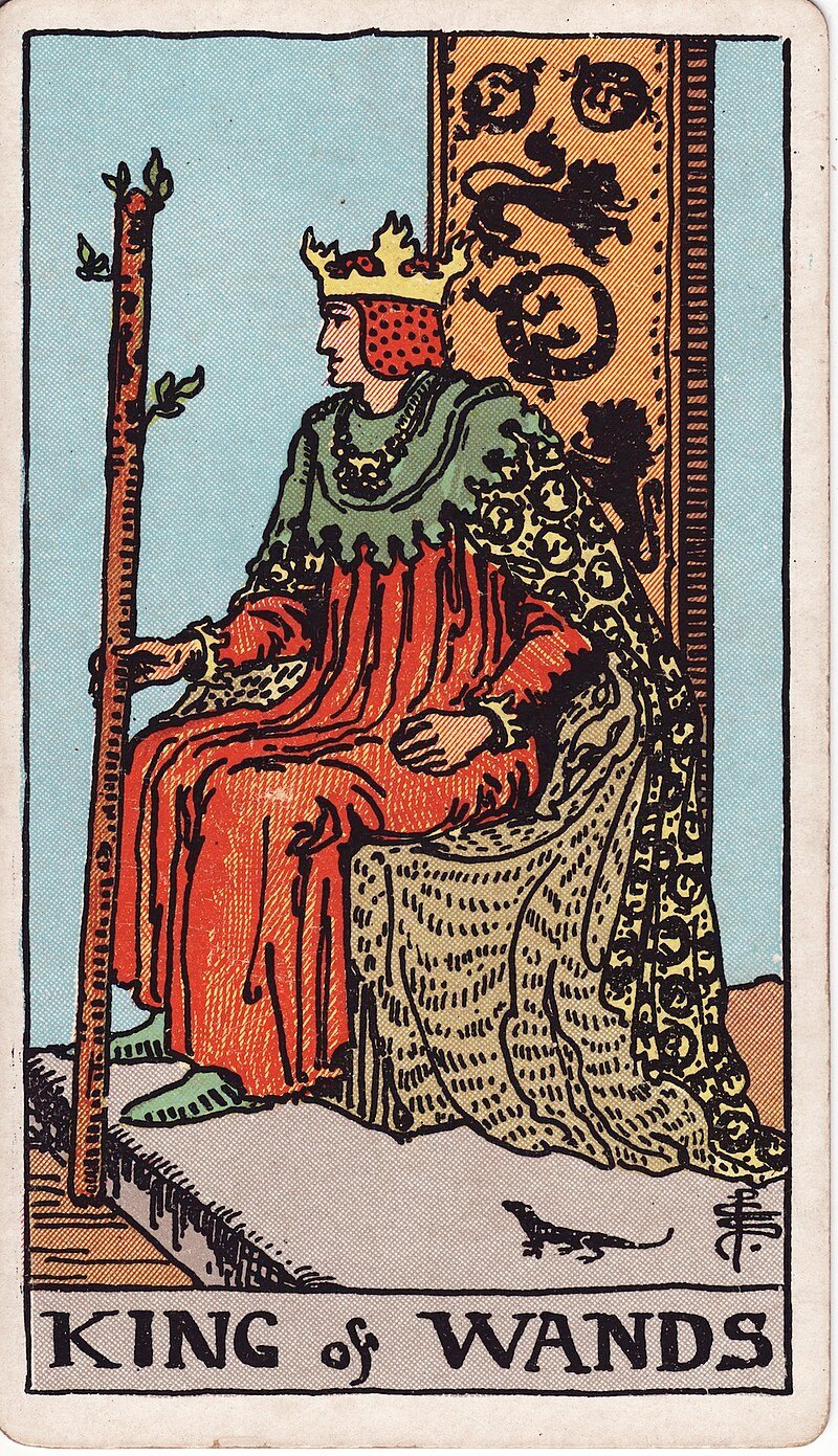 Rei de Paus - Tarot Rider-Waite