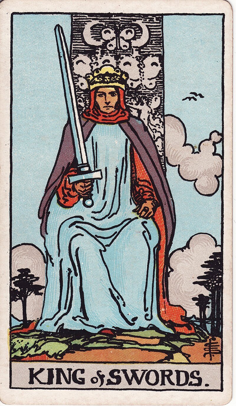 Rei de Espadas - Tarot Rider-Waite